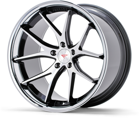 Machine Black / Chrome Lip C.B 66.56 / 5x112 / ET23