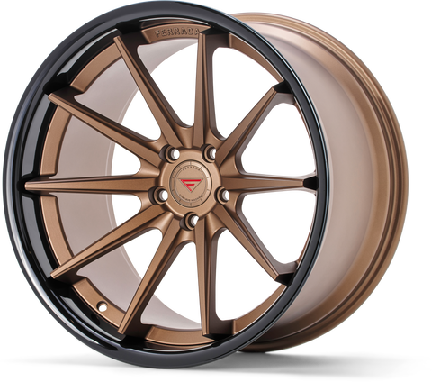 Matte Bronze / Gloss Black Lip C.B 66.56 / 5x112 / ET10