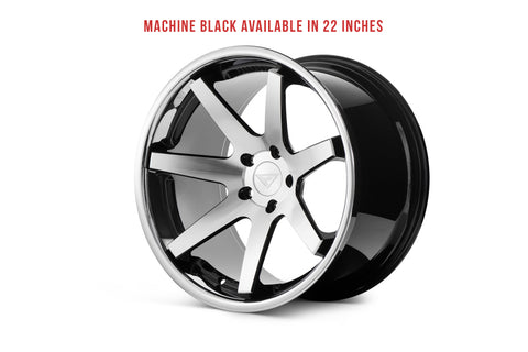 Machine Black / Chrome Lip C.B 66.56 / 5x112 / ET30