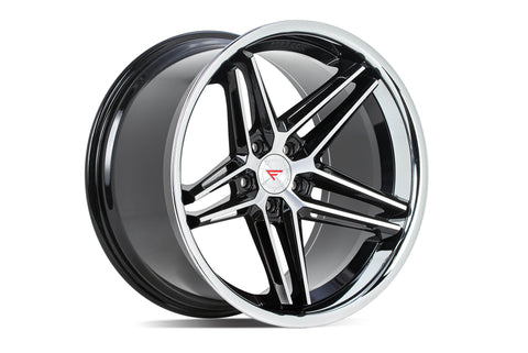 Machine Black / Chrome Lip C.B 66.56 / 5x112 / ET20